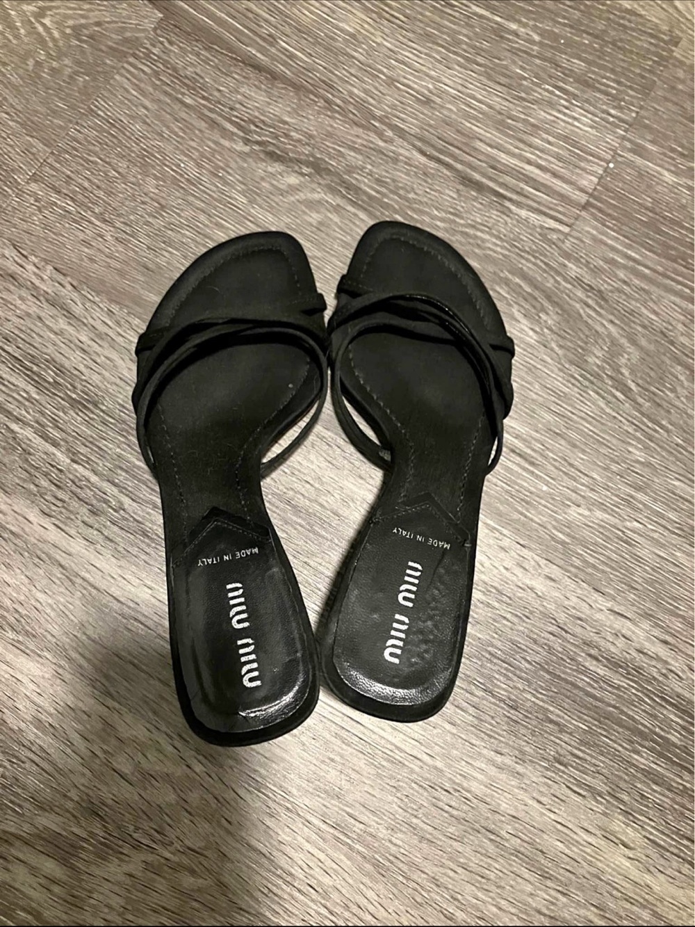 Miu Miu Black Kitten Heels